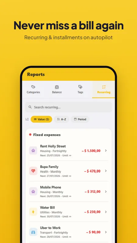 A-Pocket — never miss a bill again