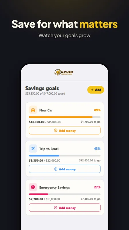 A-Pocket — save for what matters